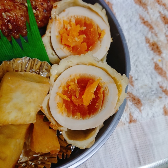 お弁当に☆半熟味たまごの天ぷら